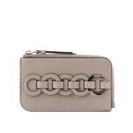 CHLOE Darryl 環扣設計牛皮拉鍊卡夾/零錢包（灰色） _廠商直送