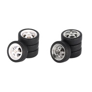 4Pcs 33mm RC Drift Tire Wheel Hard Tyre for LDRC AE86 A86 A86P LD1801 1/18 RC Car Upgrade Parts Acce