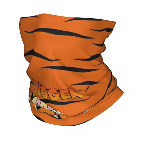 Custom Winnie The Pooh Classic Tigger Bandana Neck Gaiter UV Protection Face Scarf Cover Men Women H