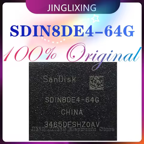 1pcs/lot New Original SDIN8DE4-64G BGA-153 SDIN8DE4 64G 8DE4-64G EMMC 64GB flash chip
