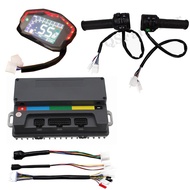 RBNJO Qsfardrive/votol EM50S ควบคุมสำหรับ QS มอเตอร์ขับเคลื่อนล้อพร้อมมัลติฟังก์ชั่นคันเร่ง EVBYJ