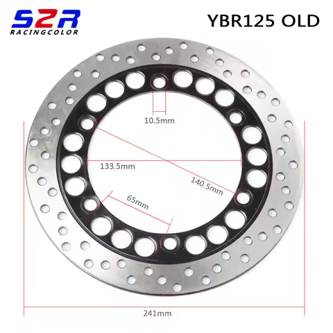 S2R Motorcycle Front Brake Disc Disk for Yamaha YBR125 YBR YB 125 2002 - 2006 New 2007 - 2016 3D9-F5