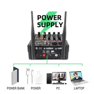 G4B-PRO Propesyonal na Audio Mixer May kasamang UHF wireless microphone