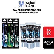 Combo 3 Close Up Precision + Combo 3 Kem đánh răng Closeup