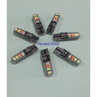 Turn Signal Lights T10-8 LEDSenja 4 Colors RGB Threaded Flashing Running 2 Modes 12v and 24v