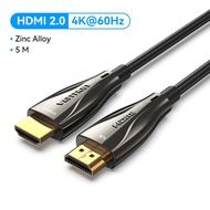 Vention ไฟเบอร์ออปติกสาย HDMI 2.0 4K 60Hz 18Gbps สาย Fiber Optic HDMI 2.0 HDR สำหรับ HDTV กล่องโปรเจ