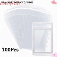 COCOFRUIT 100 Sheets PSA BGS Card Brick Film, Durable Strong PSA BGS Slab Sleeve,  Waterproof Transp