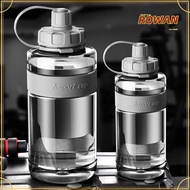 ROWANSG Drinking Bottle, with Straw Large Capacity Sports Water Bottle, Portable Plastic 2L/1.5L/1L/