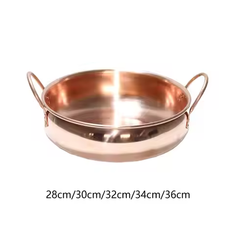 Shabu Shabu Hot Pot Family Gathering Restaurant Copper Hot Pots Soup Cookware Noodles Pot Kitchen Su