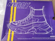 NERDY Zelig Canvas HI 紫色高筒帆布鞋