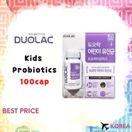 DUOLAC Kids Probiotics 750mg x 100 Capsules / Child Lactobacillus