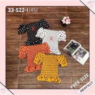 Desense 33-522 Premium Quality Full Rubber Polka Dot Top(JUNE23)