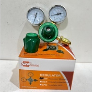 IWA Regulator Oksigen Set Selang Untuk Las dan untuk Tabung gas Oxygen Hijau Ikan Non Yamato