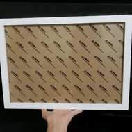 木制相框 拼圖木框 畫框 白色木質掛牆式 8k 可放尺寸26x38cm 適合1000片 迷你拼圖 mini puzzle 砌圖 380x260mm