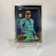 Fernando Alonso Topps Chrome F1 Cards