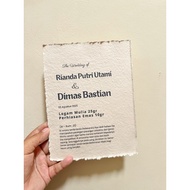 [1 DAY IS DEFINITELY ANNIVERSARY] Print recycled paper | Print Dowry Paper | Custom print A5 A6 A4 s