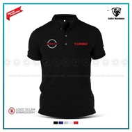 Polo T Shirt Sulam Nissan Turbo Performance Nismo GTR Silvia Fairlady RB26 Baju Casual Cotton Fashio