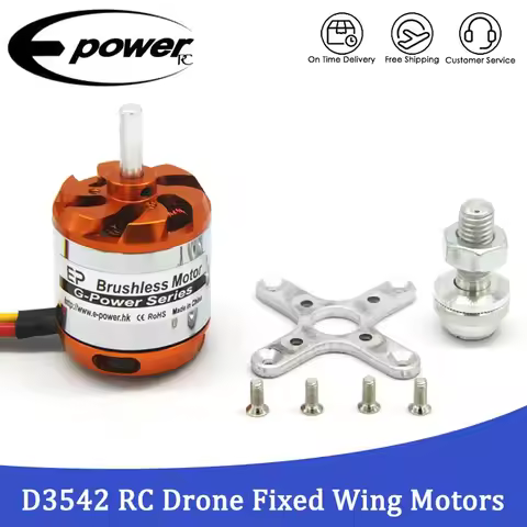 EP 2024 NEW D3542 3542 1000KV 1250KV 1450KV Waterproof Brushless Motor For RC Helicopters Fixed Wing