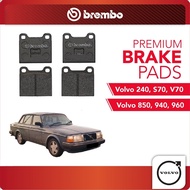 BREMBO Rear Brake Pads (1 set) For Volvo 240, Volvo S70, V70, Volvo 850, Volvo 940, 960
