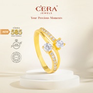 CERA 585 Gold Luna Ring CR5155-F