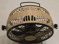 接近全新 ‼️ 松井 Matsusho 座地風扇 座枱風扇 地台扇 地台風扇 電風扇 風扇 Fan 仿木紋 全金屬 迷你風扇 小型風扇