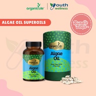 Organicule Algae Oil DHA 250mg | Omega 3 | Fish Oil Alternative | Toxin Free | Environment Friendly 