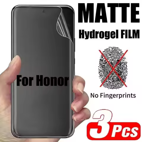 3PCS Matte Soft Film for Honor X9 X9a X9b X8 X8a X8b Screen Protector for Honor X7 X7a X7b X6 X6a X5