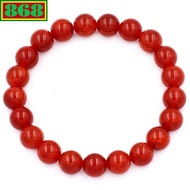 8mm orange crackled agate bracelet, from 8mm to 16mm, 108 beads, bead bracelet, bead bracelet