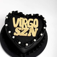 Q148 Virgo Cake Toppers, Gold Acrylic Symbol Virgo Season, Virgo Zodiac Sign Toppers August Septembe