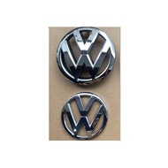 Gloss Black Replacement 135mm Front Grill emblem or 110mm Rear Trunk Lid Car badge for volkswagen Go