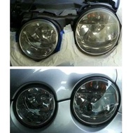 大燈快潔現場施工 Jaguar XTYPE Sovereign 原廠車大燈泛黃霧化拋光修復翻新處理 台北新北桃園新竹苗栗