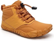 Barefoot Shoes Children's Winter Boys Girls Barefoot Shoes Winter Shoes Warm Lined Winter Boots Ligh