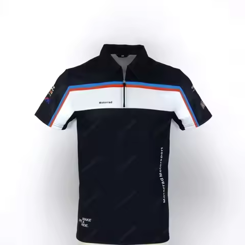 For BMW Polo Shirt WorldSBK Motorsport Motorrad Motorcycle Cruiser Superbike Racing Summer Quick Dry