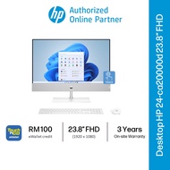 HP Pavilion Desktop PC 24-ca2000d 23.8'' FHD Touch Screen All In One AIO Desktop PC - Intel Core i5-13400T / 8 GB RAM / 512 GB SSD /Windows 11