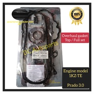 TOYOTA PRADO LAND CRUSEI 3.0 1KZ-TE ENGINE HEAD TOP / FULL OVERHAUL GASKET SET
