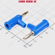 [3 Pieces]- 4mm T-shaped Male Banana Head 10A Blue Linhkien IC