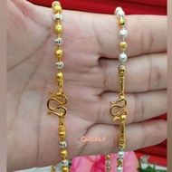 Necklace 2 Kings Alternating Sand Size 4 Mm Premium Grade Beautiful And Classy.