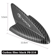 เหมาะสำหรับ Toyota Camry Hiace Avanza Corolla Tacoma Hilux วีออสยาริสรถคาร์บอนไฟเบอร์ตกแต่งครีบหางฉล