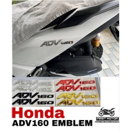Honda ADV 160 ADV160 EMBLEM STICKER MODIFIED MODIFY ACCESSORIES ACCESSORY AKSESORI