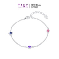 TAKA Jewellery Crystals & 925 Silver Bracelet