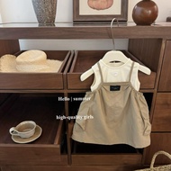 T-shirt Set Sleeveless 2-String Camisole Dress for Girls 1-7 Years Old MINTSCLOSET Guangzhou - GS134