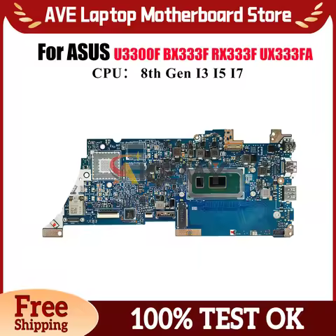 UX333FA Laptop Motherboard For ASUS ZenBook UX333FN BX333F UX333FA UX333F U3300F RX333F Notebook Mai