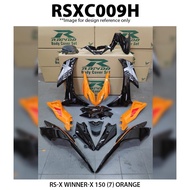 Rapido Coverset cover set (sticker Tanam) RS-X RSX Winner-X 150 (7)  Colour: Silver, Red, Blue, Orange