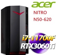 Acer Nitro N50-620 i7 電競 RTX 3060Ti 32G Win11桌機+ASUS PB277Q 2k 27吋螢幕