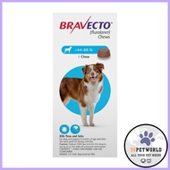 Bravecto For Large Dogs 20-40kg (Blue) 1 Chew