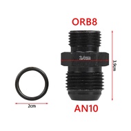 ORB O-ring AN6 AN8 AN10 Aluminum Male Flare Union Nitrous Oil Fuel Hose End Adapter Fitting Straight