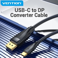 Vention USB C to DP Converter Cable 8K 60Hz USB C to Laptop Type C Connect to Monitor/ Projector