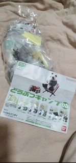 Bandai 動物露營 05 系列熊貓 全套