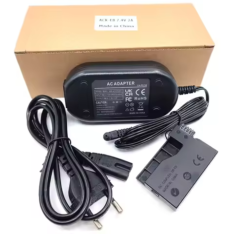 ACK-E8 Power Adapter Charger+DR-E8 LP E8 LP-E8 Dummy Battery for Canon EOS 550D 600D 650D 700D Rebel
