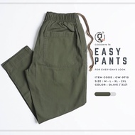 GOODWIN - 9715 EASY PANTS กางเกงขายาวผู้ชายเอวยืด มีเชือกผูกเอว